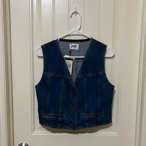 NWT‎ Mavi Indigo Denim Vest